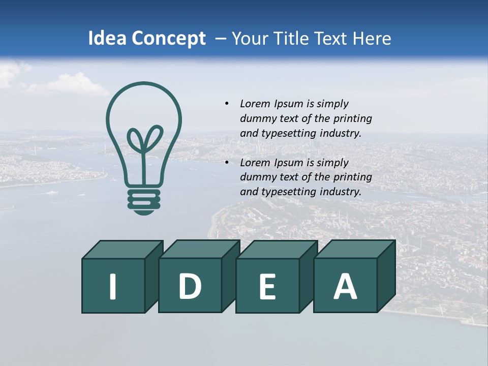 Electricity House System PowerPoint Template