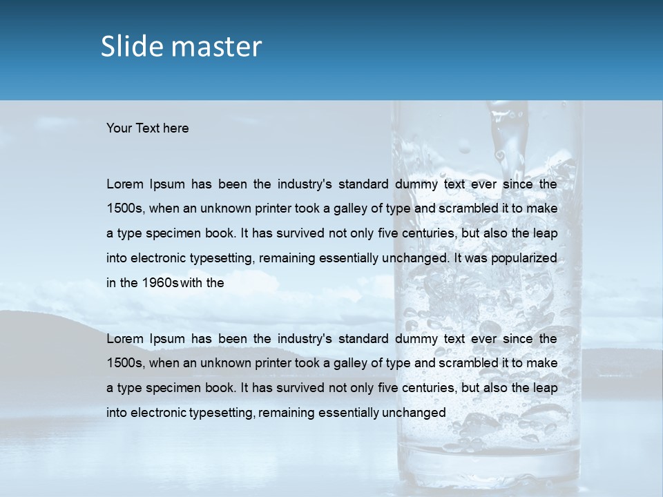 Ventilation Technology Conditioner PowerPoint Template