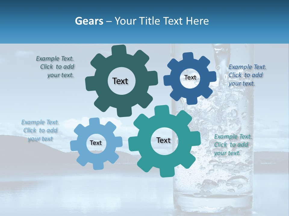 Ventilation Technology Conditioner PowerPoint Template