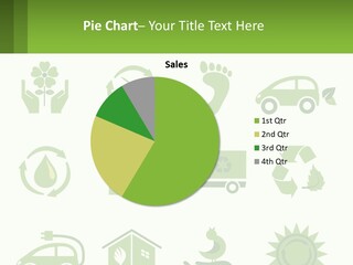 Electric Cold Energy PowerPoint Template