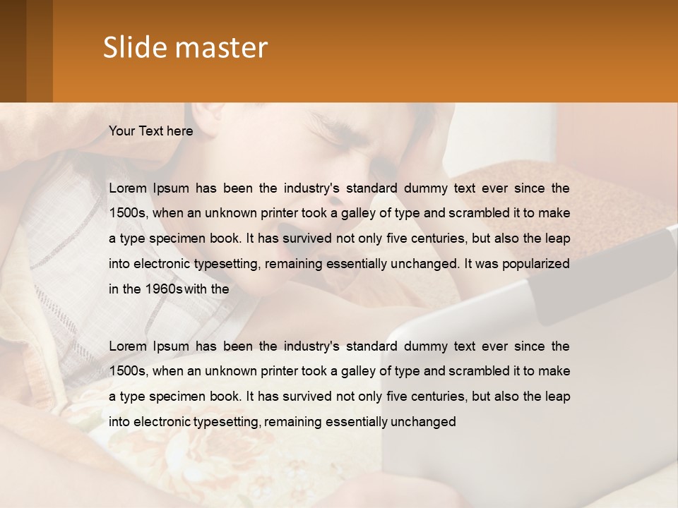 Remote Technology White PowerPoint Template