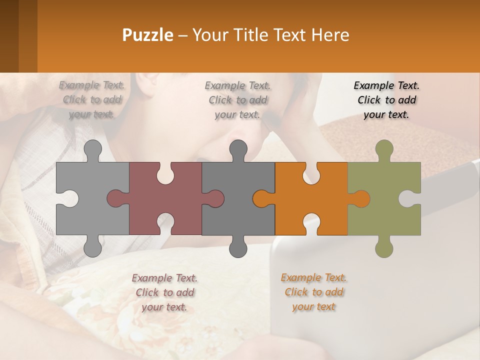 Remote Technology White PowerPoint Template