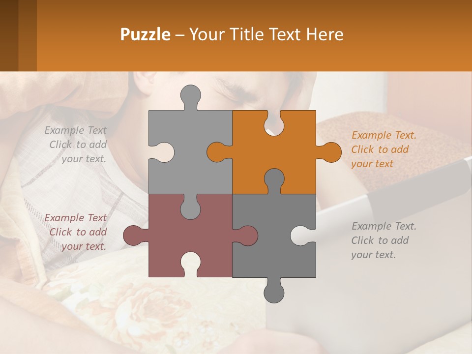 Remote Technology White PowerPoint Template