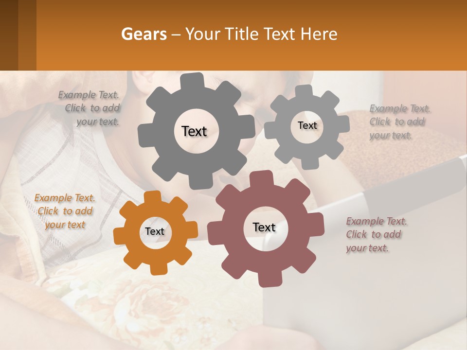 Remote Technology White PowerPoint Template
