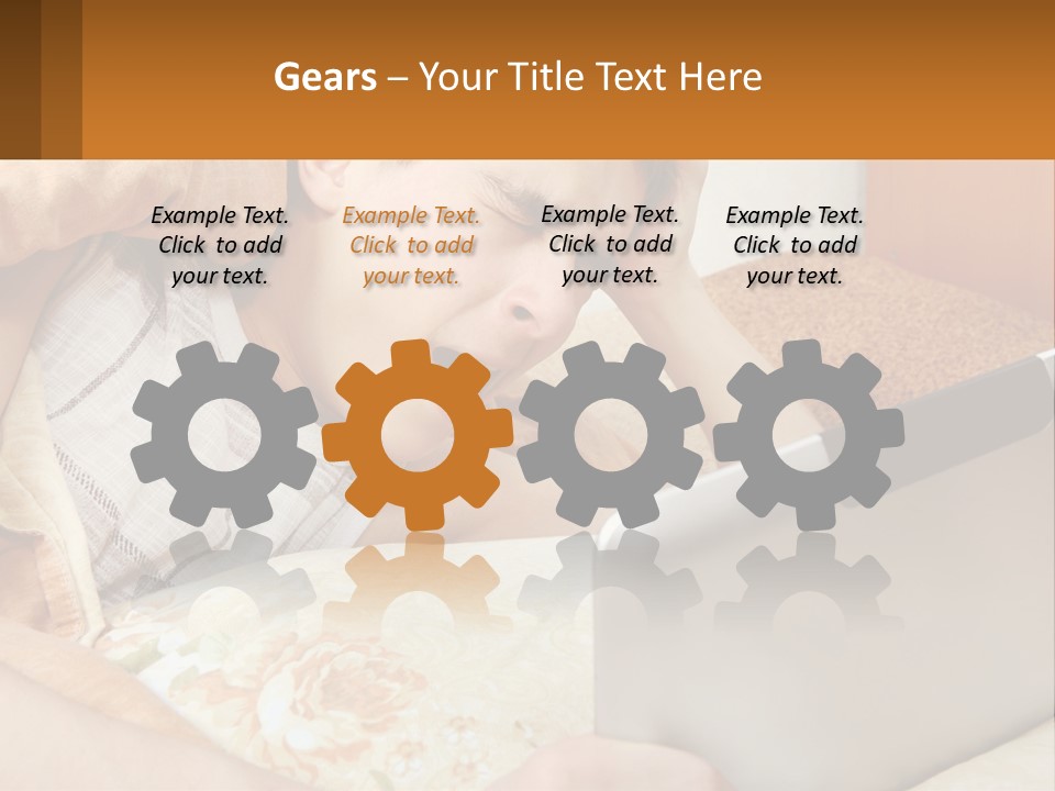 Remote Technology White PowerPoint Template