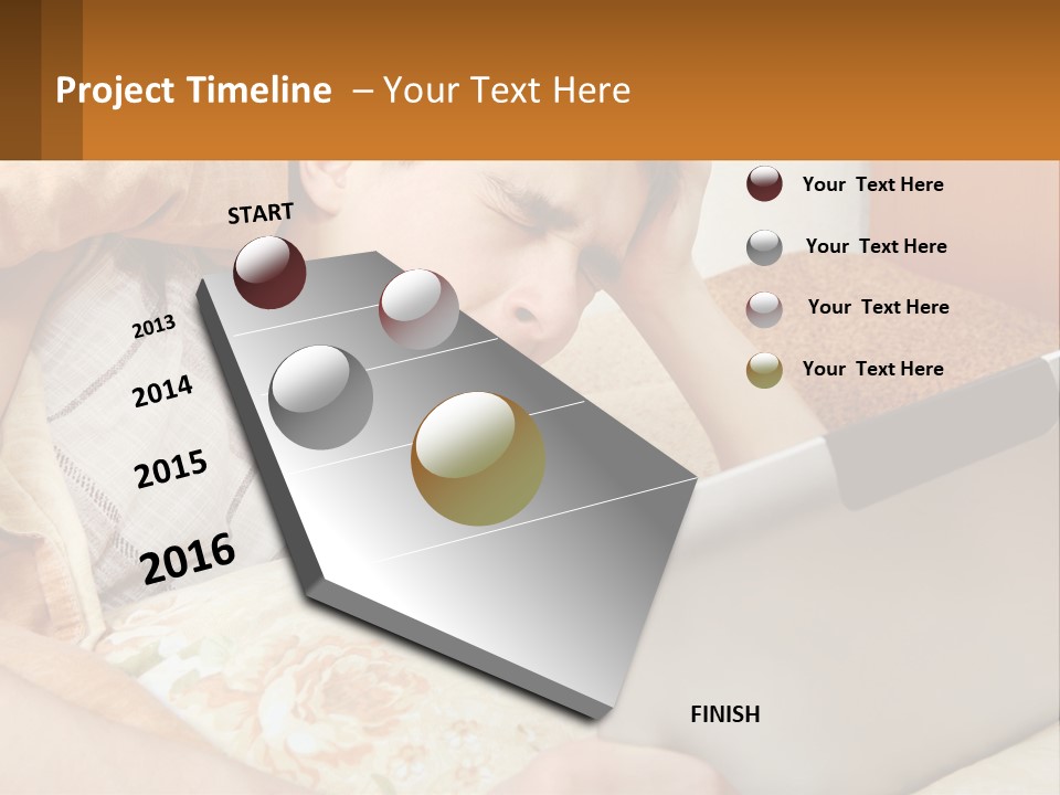 Remote Technology White PowerPoint Template
