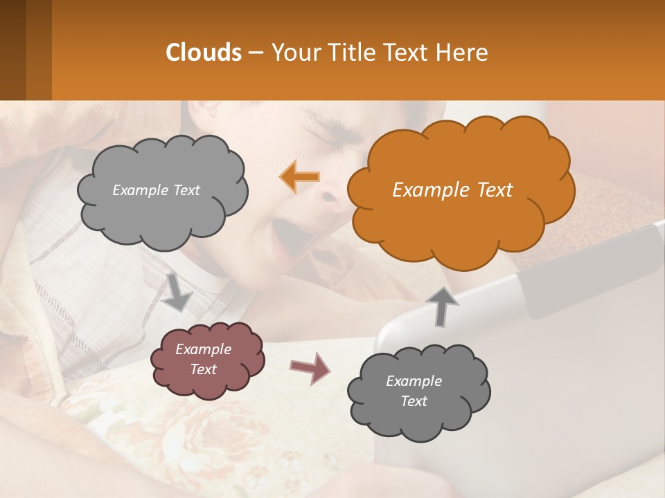 Remote Technology White PowerPoint Template