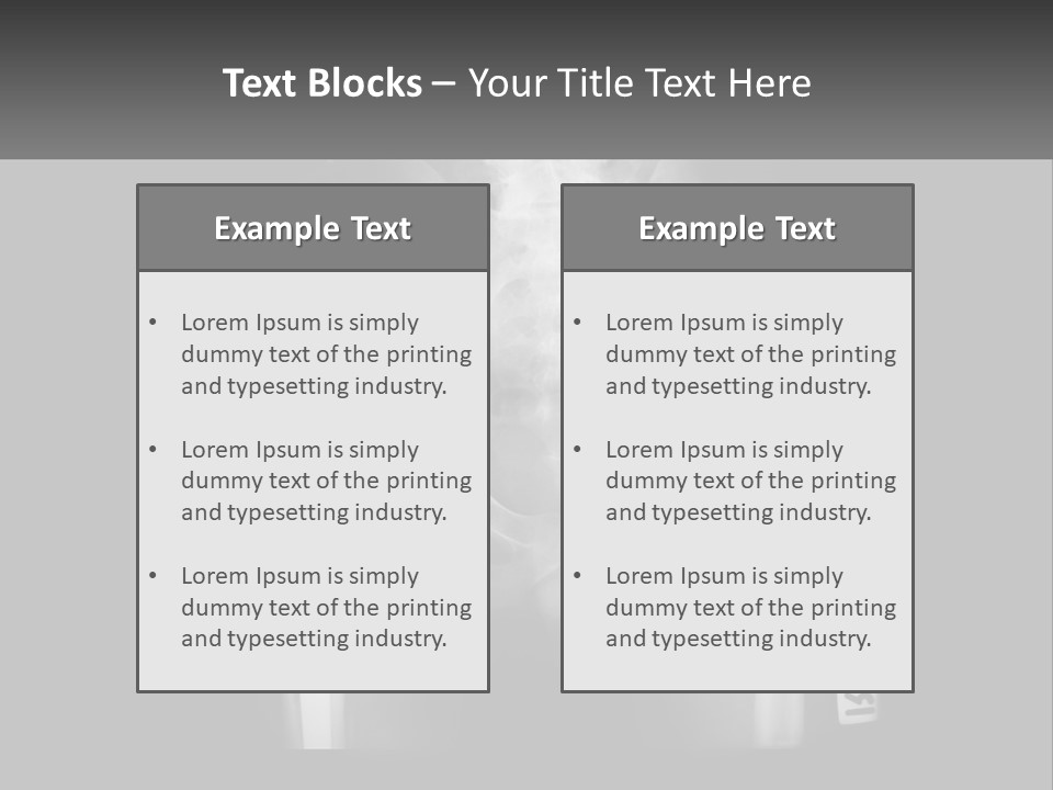 Air Part Unit PowerPoint Template