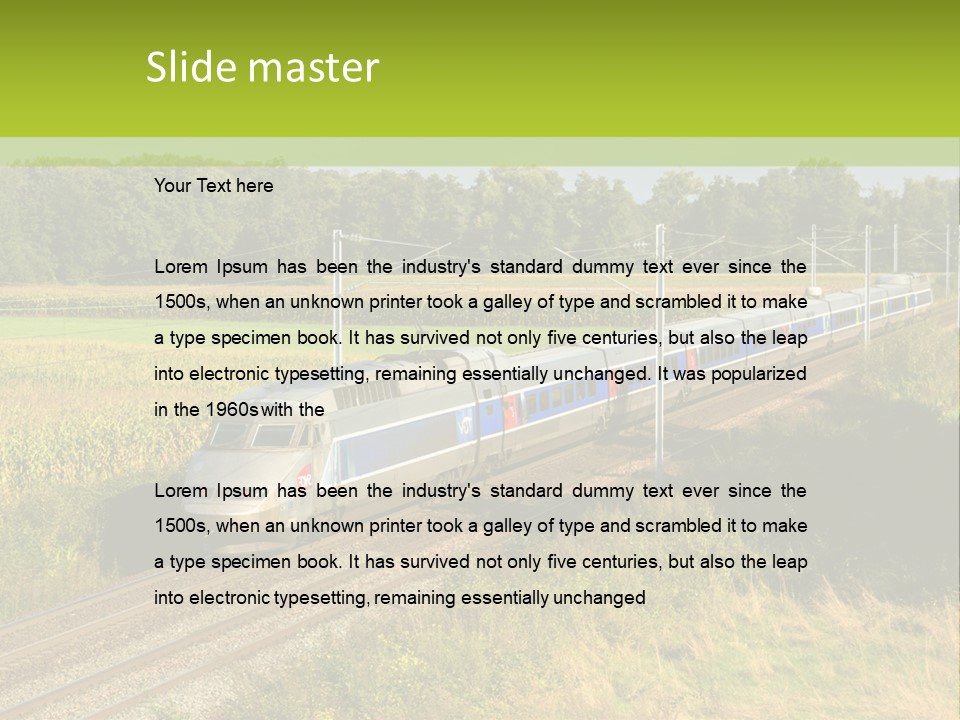 Cool Industry Conditioner PowerPoint Template