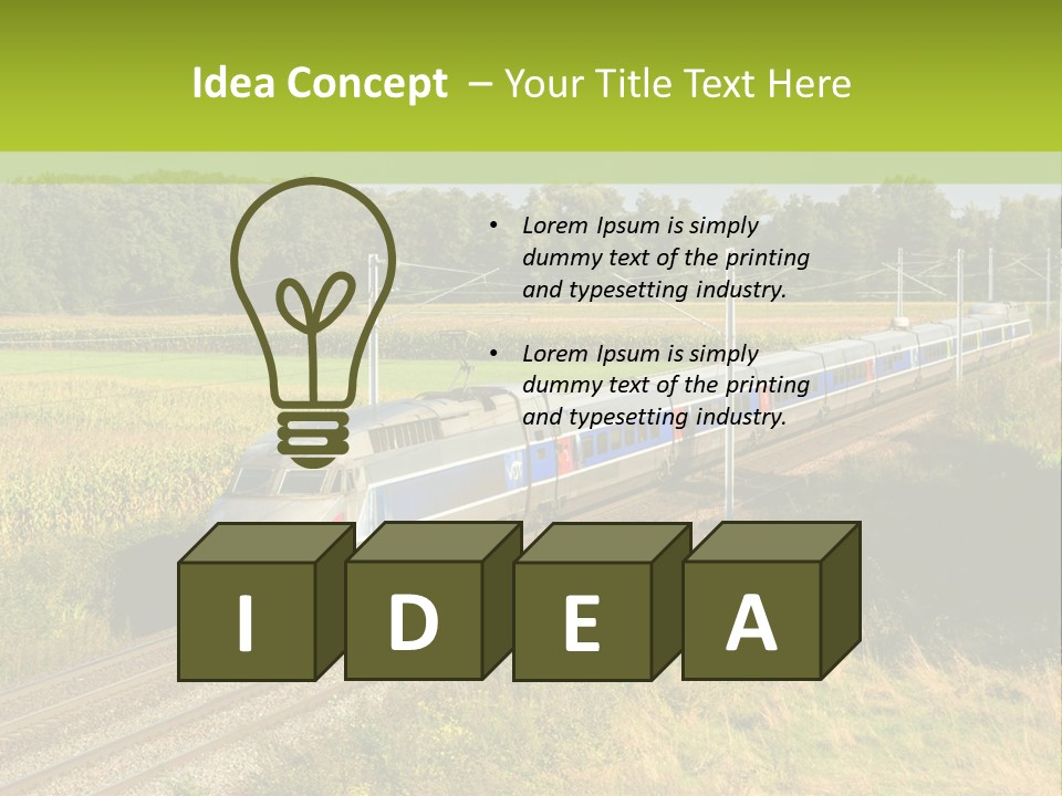 Cool Industry Conditioner PowerPoint Template