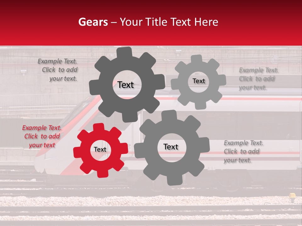 Condition White Industry PowerPoint Template