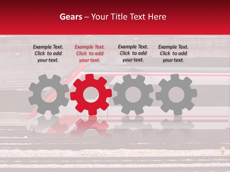 Condition White Industry PowerPoint Template