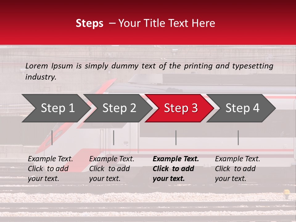 Condition White Industry PowerPoint Template