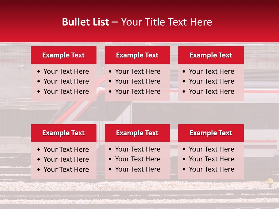 Condition White Industry PowerPoint Template