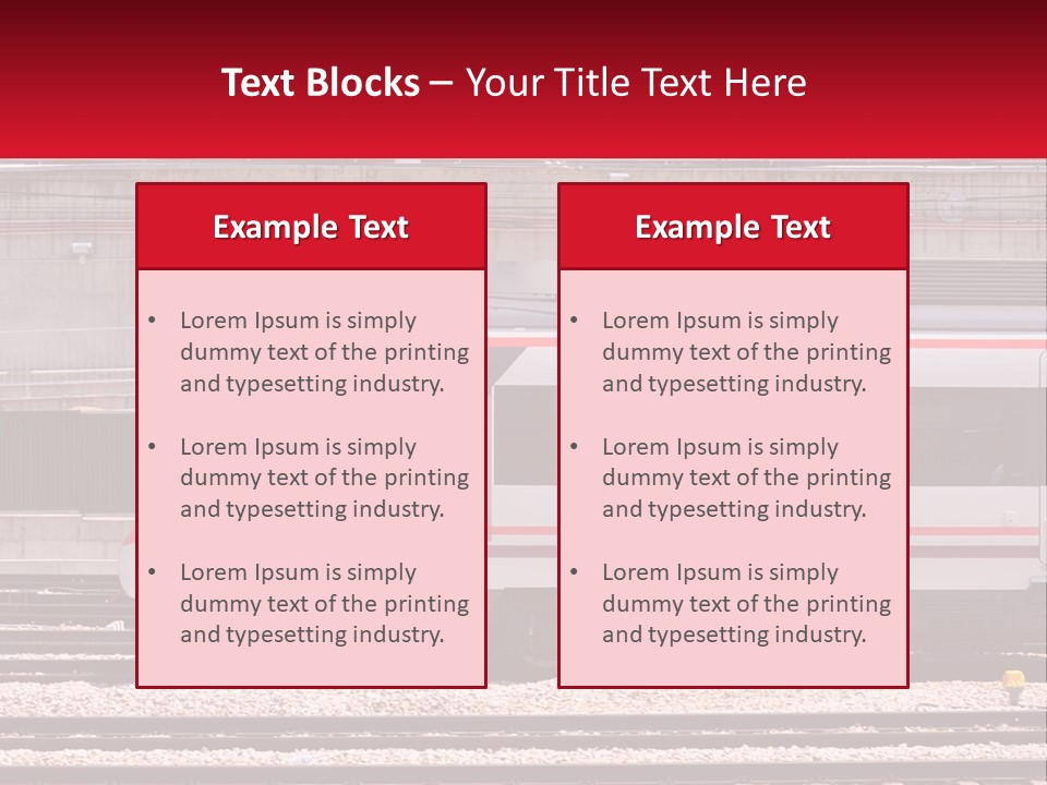 Condition White Industry PowerPoint Template