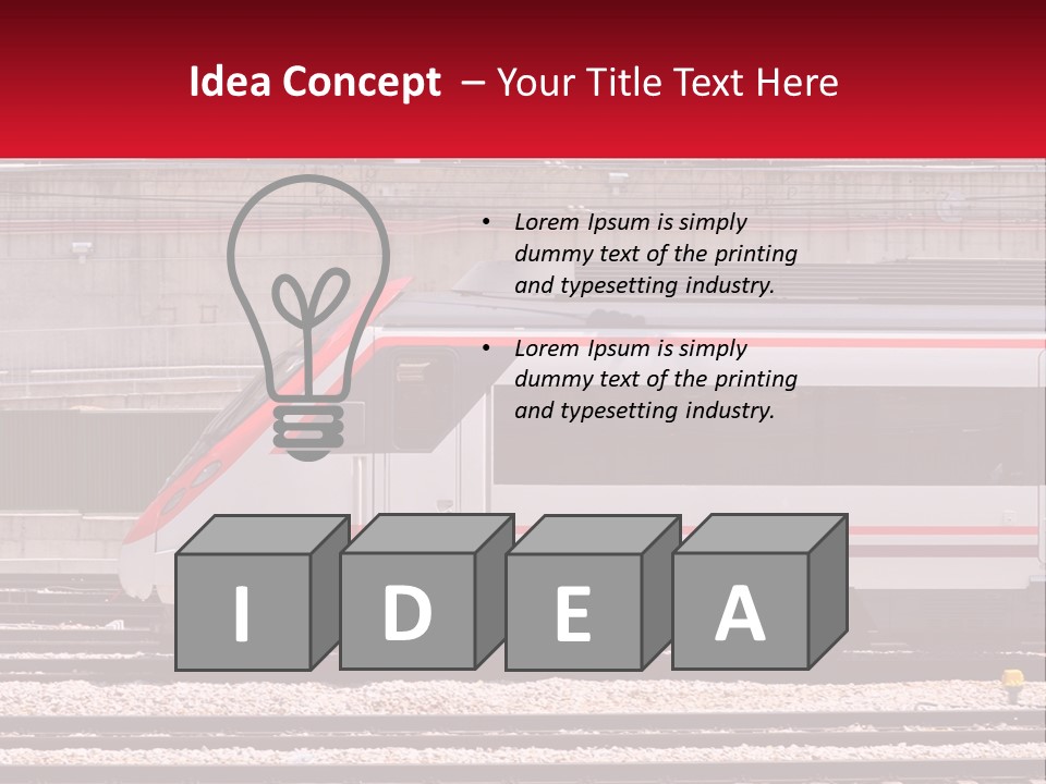 Condition White Industry PowerPoint Template