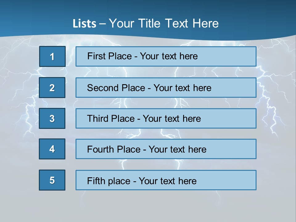 Supply System Power PowerPoint Template