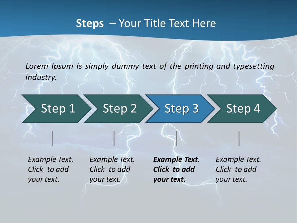 Supply System Power PowerPoint Template