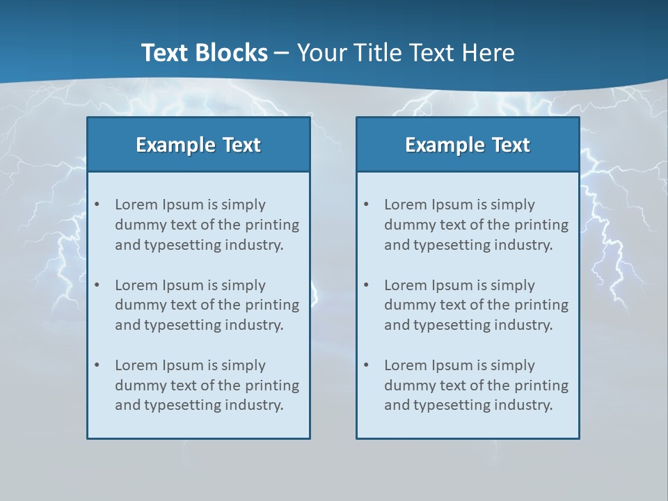 Supply System Power PowerPoint Template