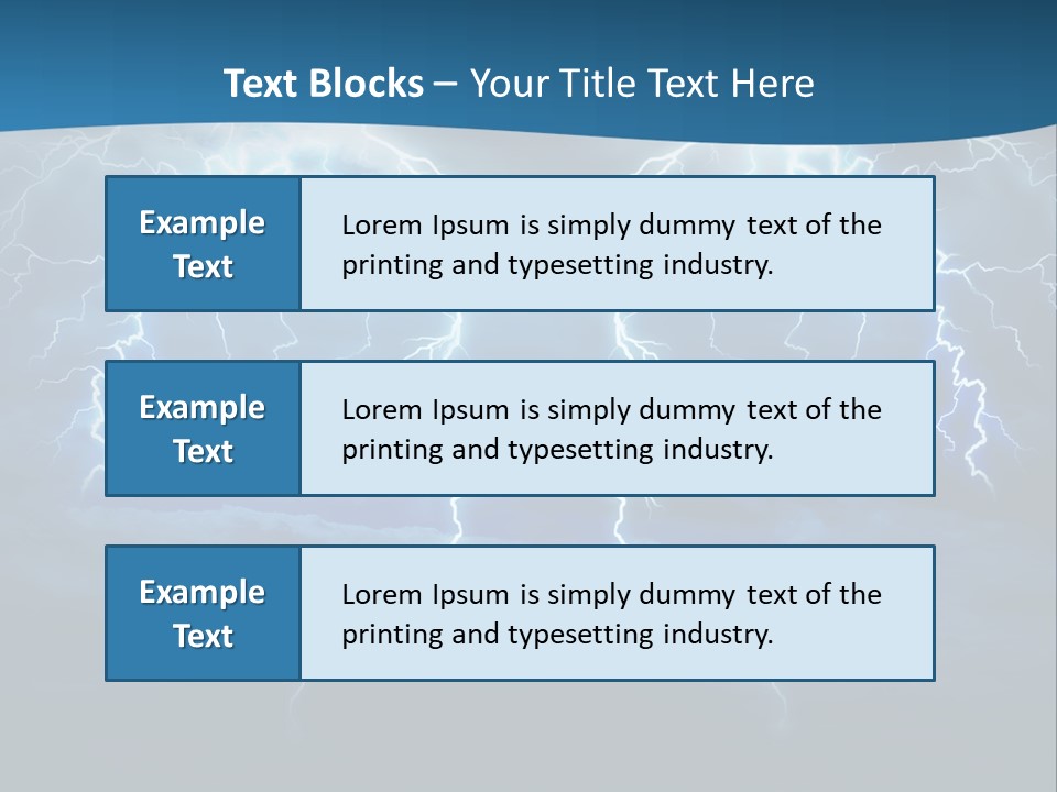 Supply System Power PowerPoint Template