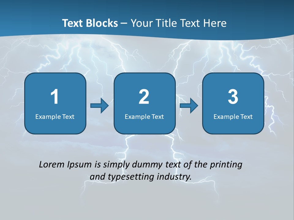 Supply System Power PowerPoint Template
