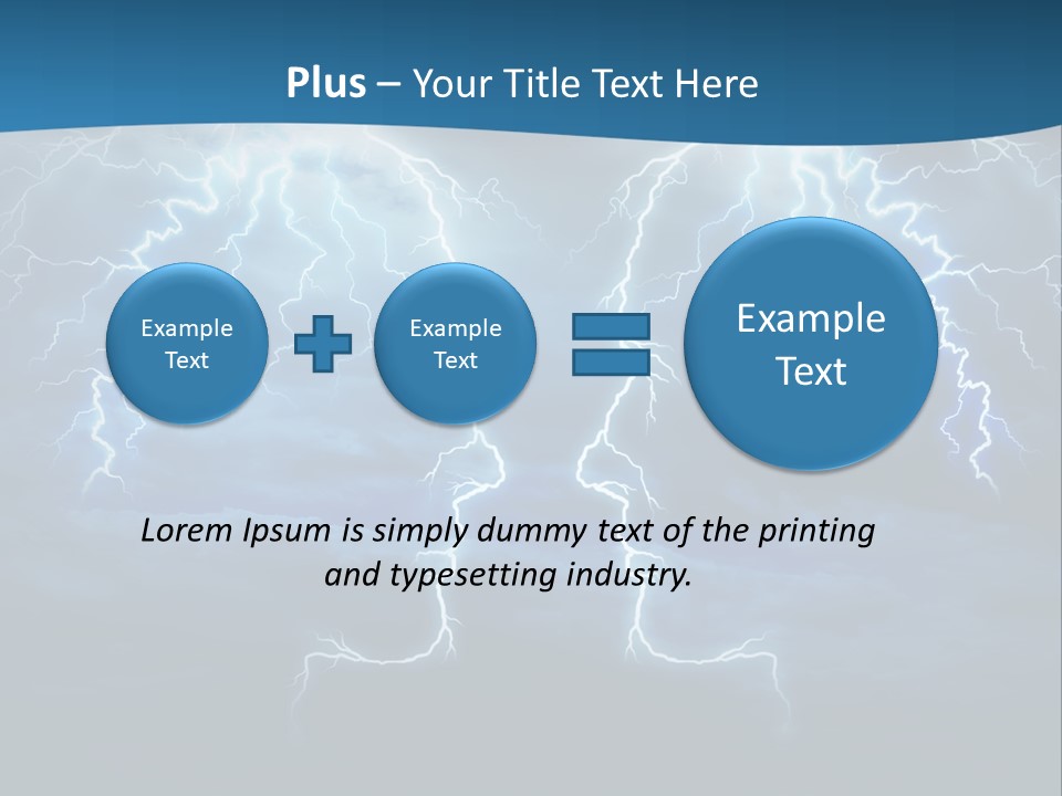 Supply System Power PowerPoint Template
