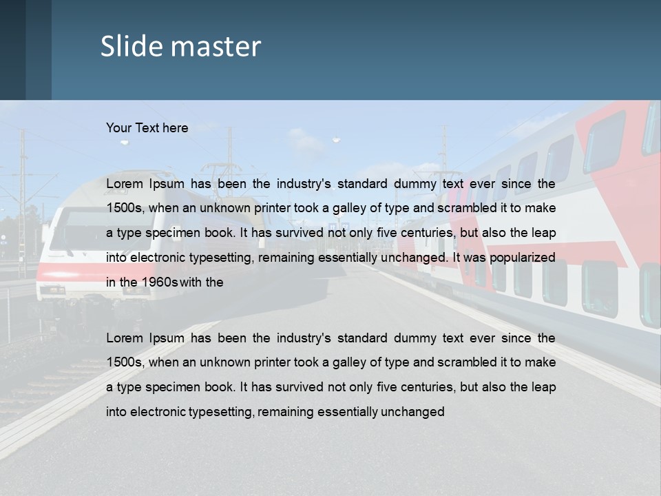 System Ventilation House PowerPoint Template