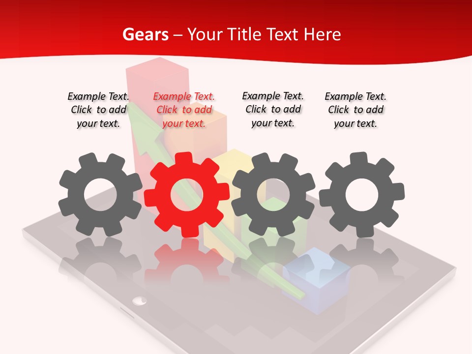 White Ventilation Supply PowerPoint Template