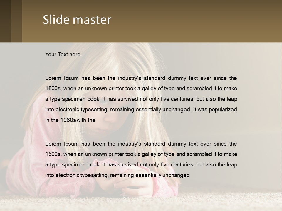 Supply Home House PowerPoint Template