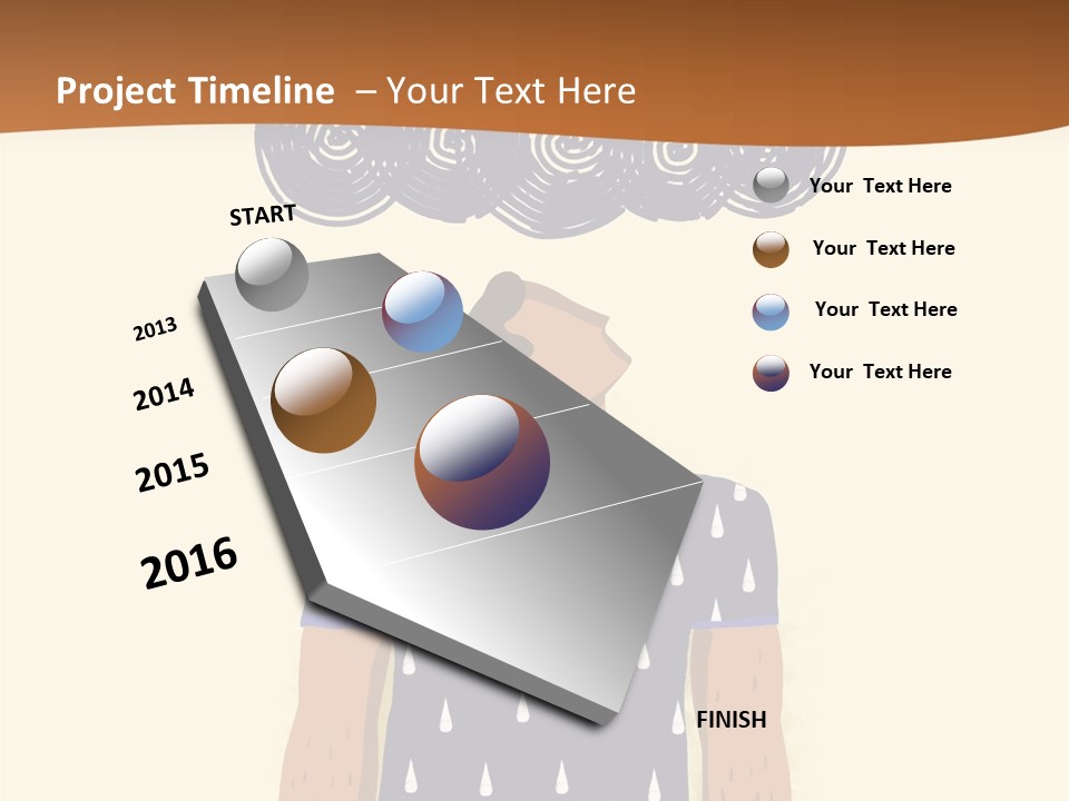 Cold Climate Remote PowerPoint Template
