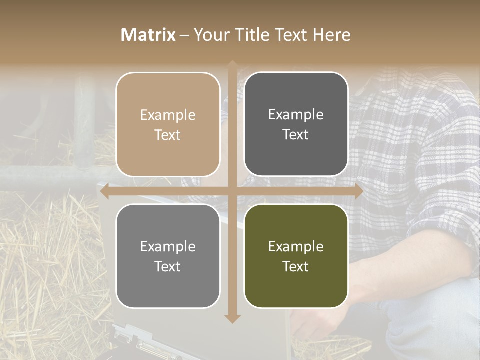 White Conditioner System PowerPoint Template