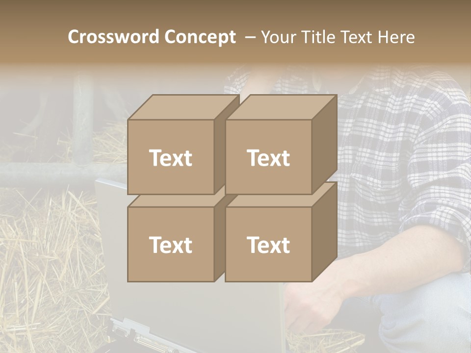 White Conditioner System PowerPoint Template