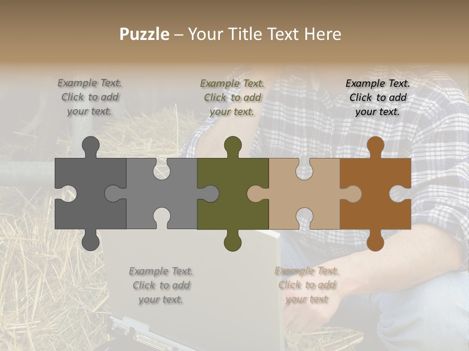 White Conditioner System PowerPoint Template