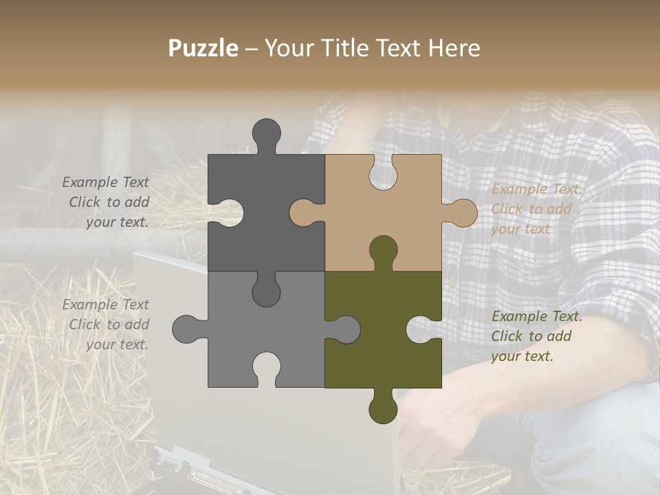White Conditioner System PowerPoint Template