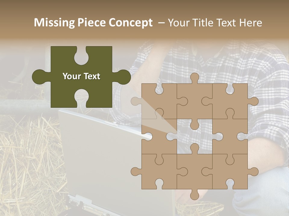 White Conditioner System PowerPoint Template