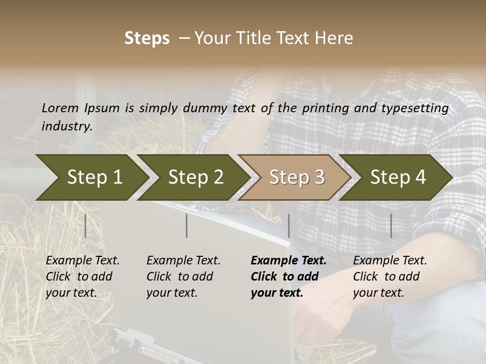 White Conditioner System PowerPoint Template