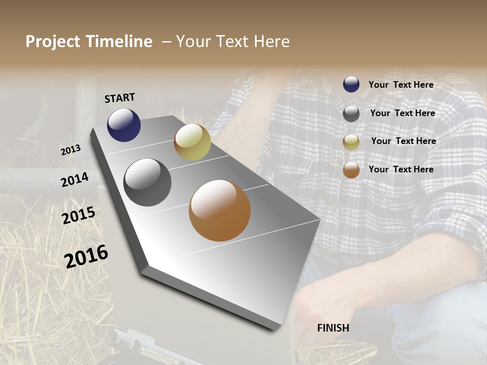 White Conditioner System PowerPoint Template