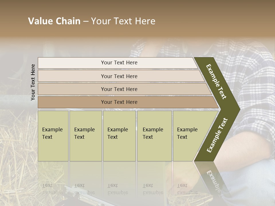 White Conditioner System PowerPoint Template