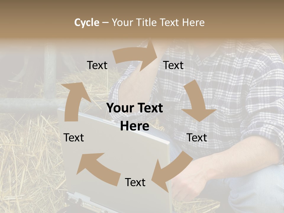 White Conditioner System PowerPoint Template