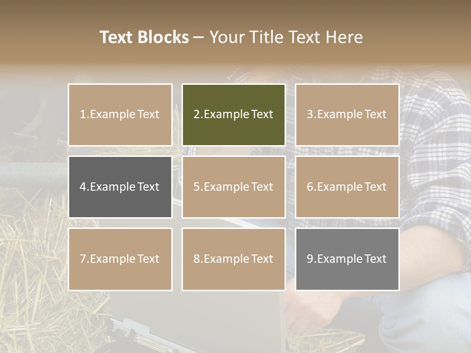 White Conditioner System PowerPoint Template