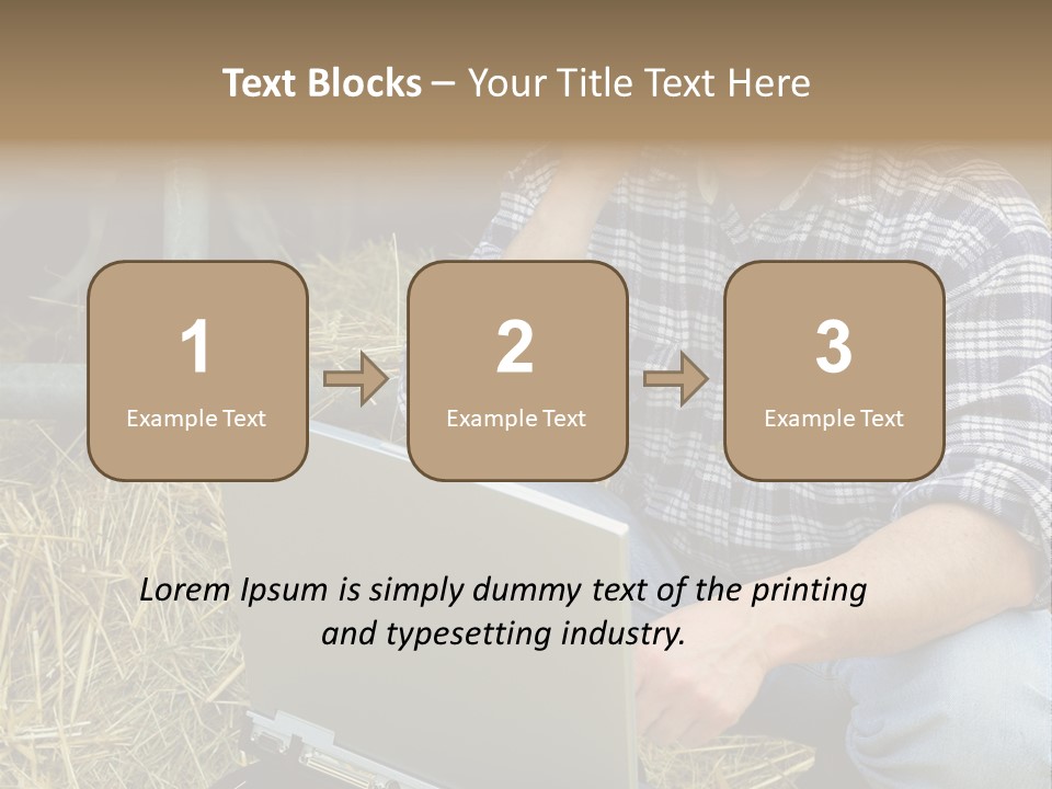 White Conditioner System PowerPoint Template