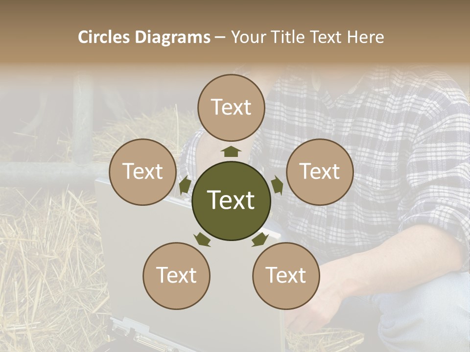 White Conditioner System PowerPoint Template