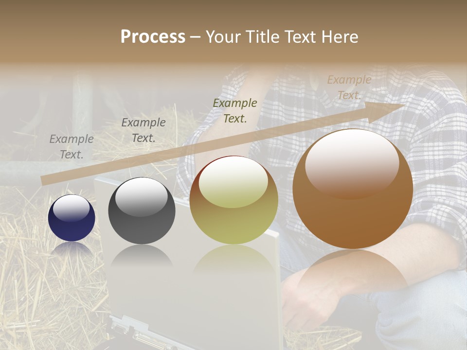 White Conditioner System PowerPoint Template