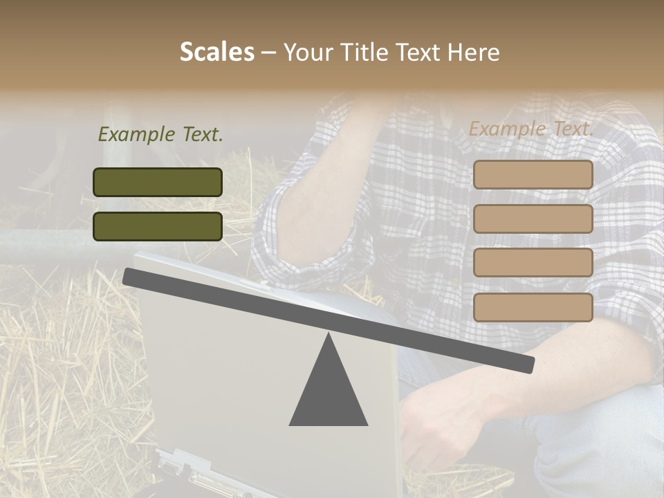 White Conditioner System PowerPoint Template