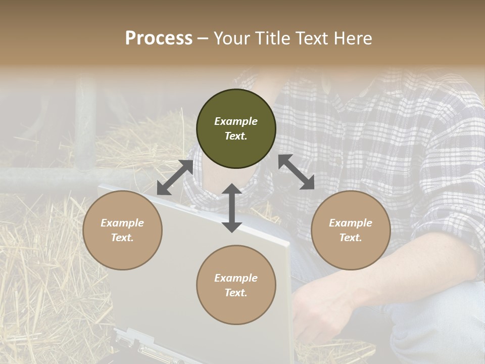 White Conditioner System PowerPoint Template