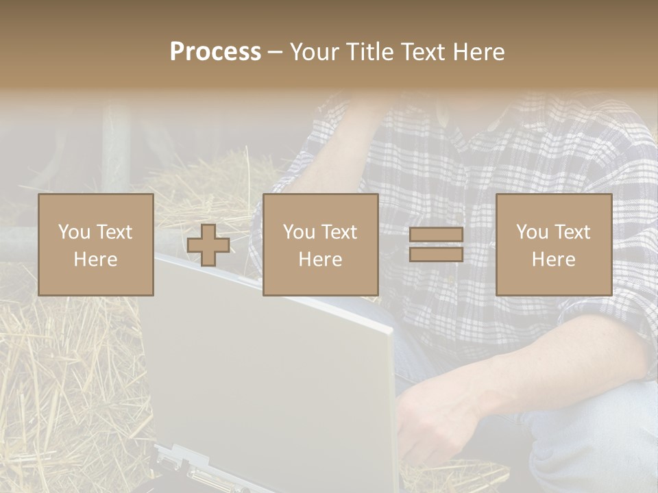 White Conditioner System PowerPoint Template