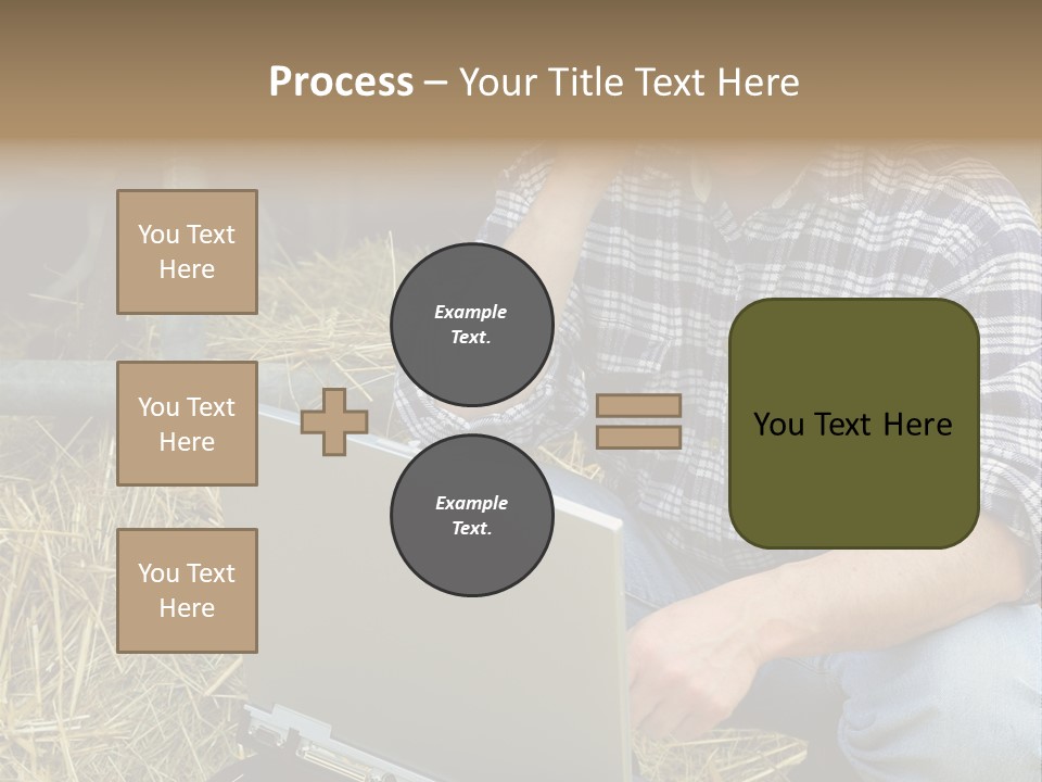 White Conditioner System PowerPoint Template