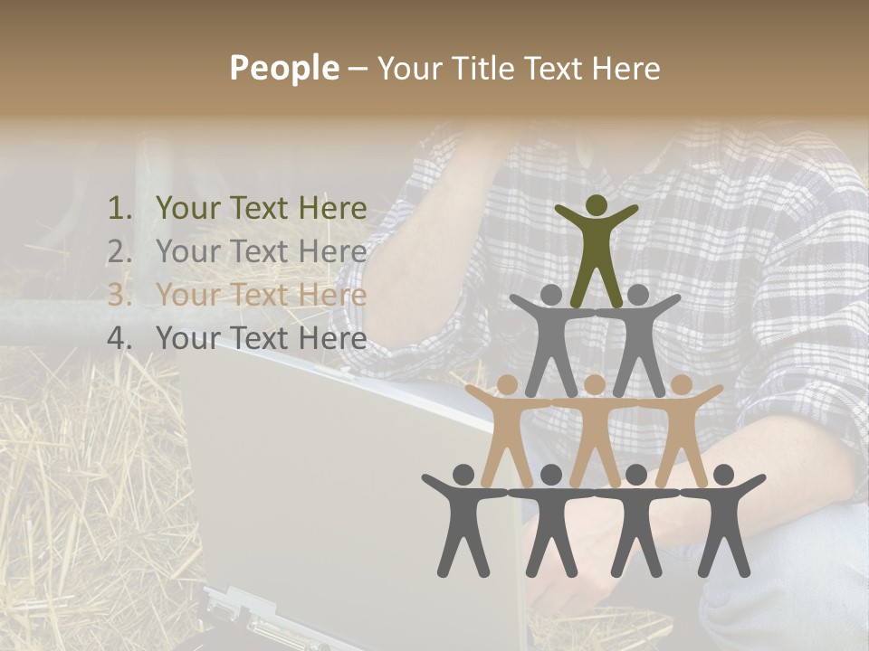 White Conditioner System PowerPoint Template