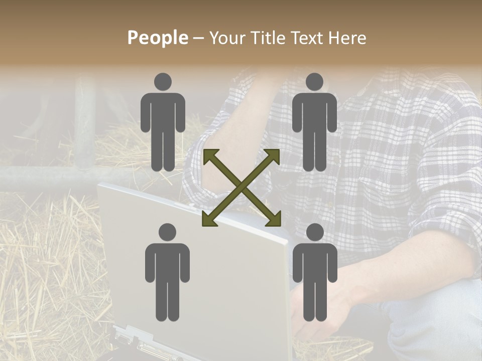 White Conditioner System PowerPoint Template