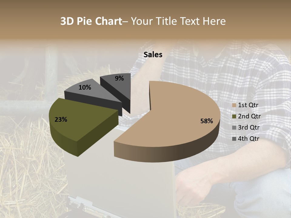 White Conditioner System PowerPoint Template